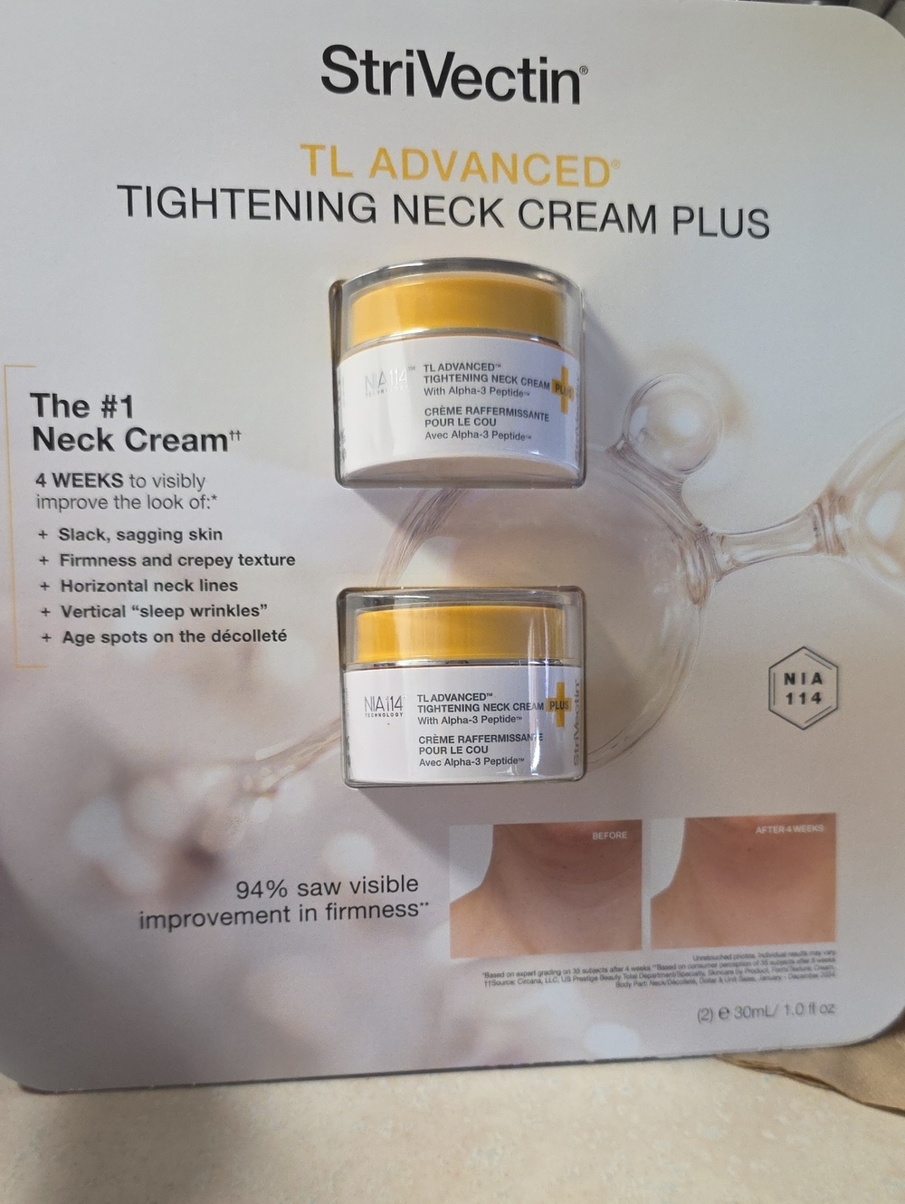 StriVectin Tightening Neck Cream Plus - Yellow and White
